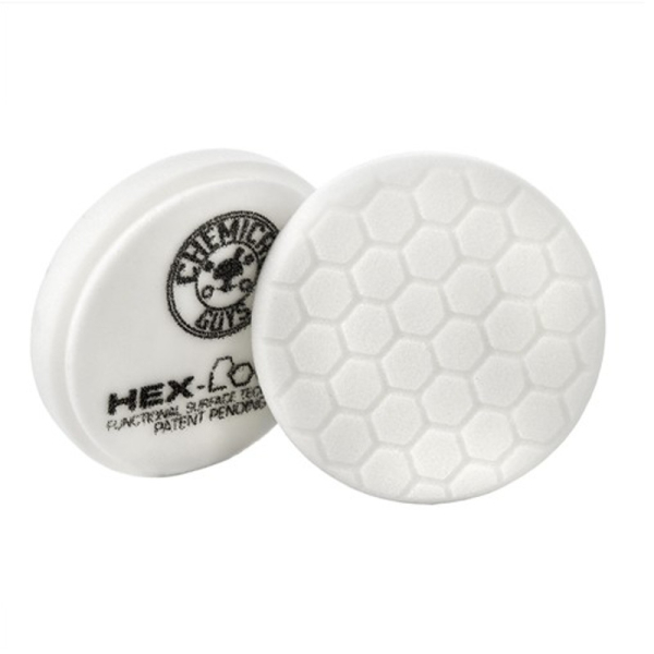 Chemical Guys HEX Logic Medium Polishing Pad 150 mm Weiß