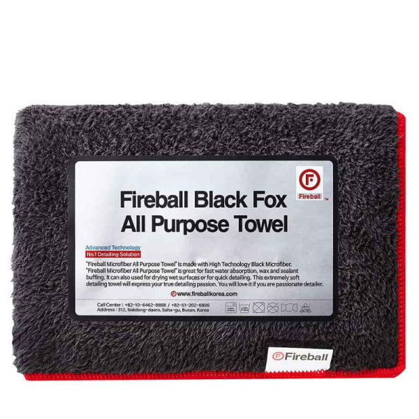 Fireball Black Fox Allzwecktuch 75 x 40 cm