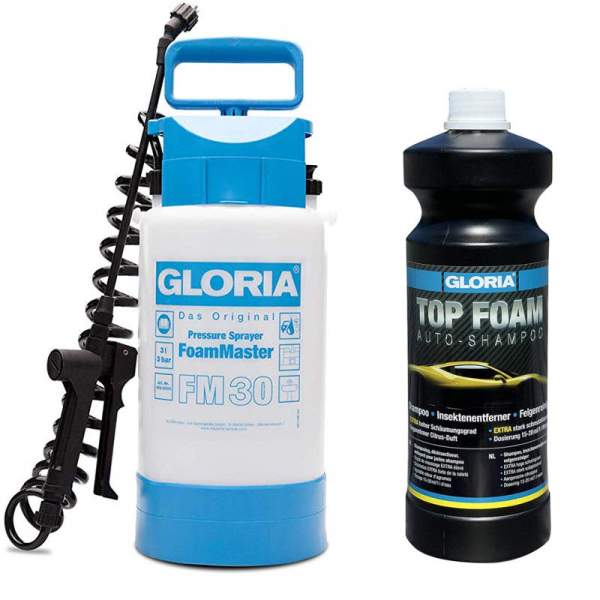 Gloria Snow Foam Set - FM30 + Top Foam Autoshampoo 1L