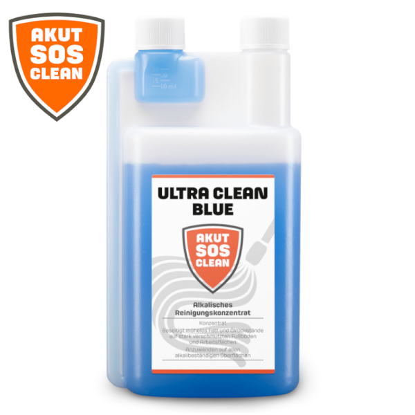 Akut SOS Clean ULTRA CLEAN BLUE Alkalisches Reinigungs Konzentrat