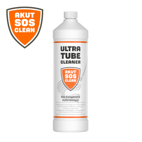 Akut SOS Clean ULTRA TUBE CLEANER Bio-Enzymatik Rohrreiniger 1L