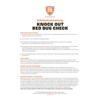 Akut SOS Clean KNOCK OUT BED BUG CHECK Bettwanzen Test